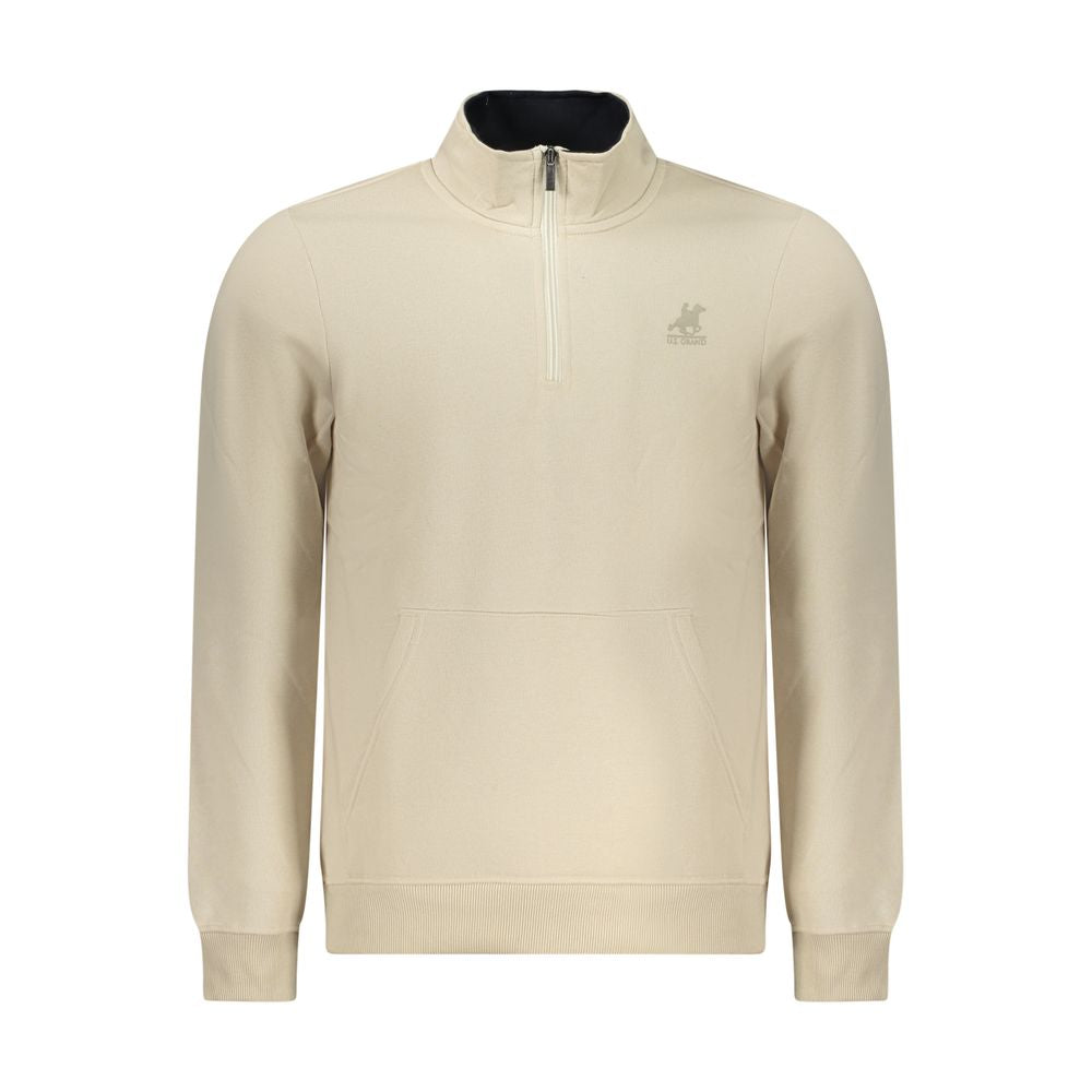 U.S. Grand Polo Beige Polyester Herren Sweatshirt