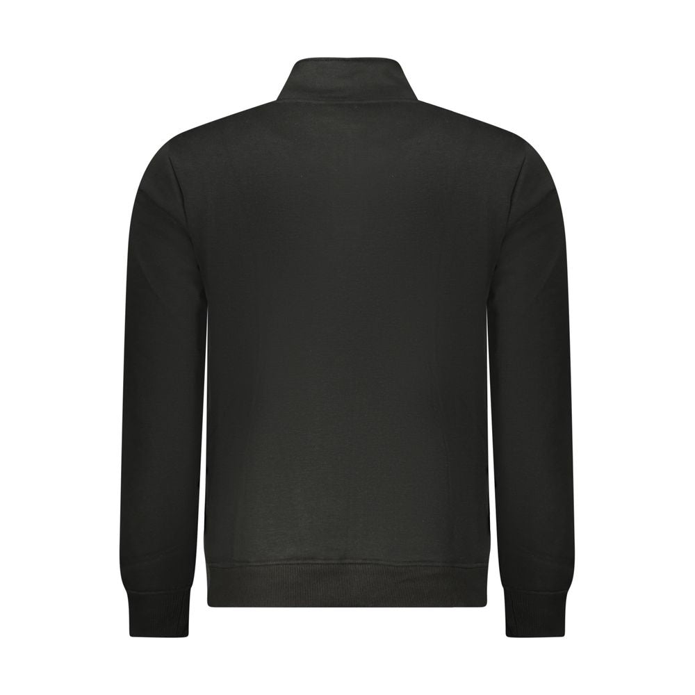U.S. Grand Polo Schwarzer Baumwoll-Sweatshirt