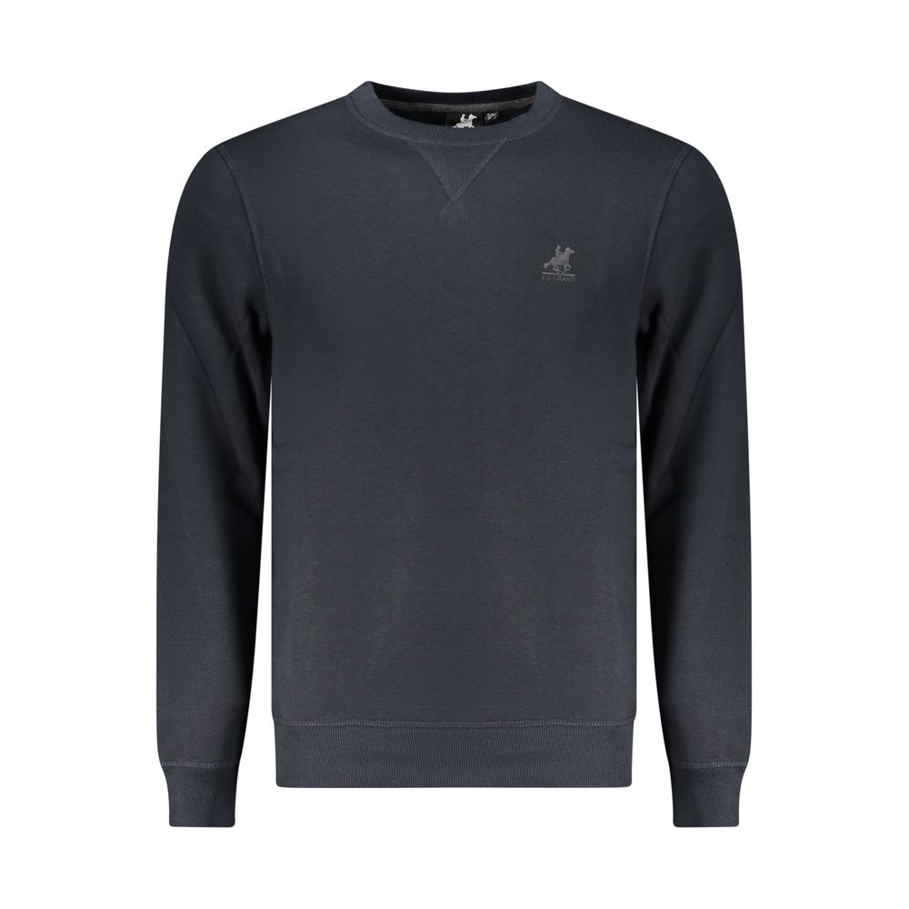 U.S. Grand Polo Blauer Herren-Sweatshirt aus Polyester