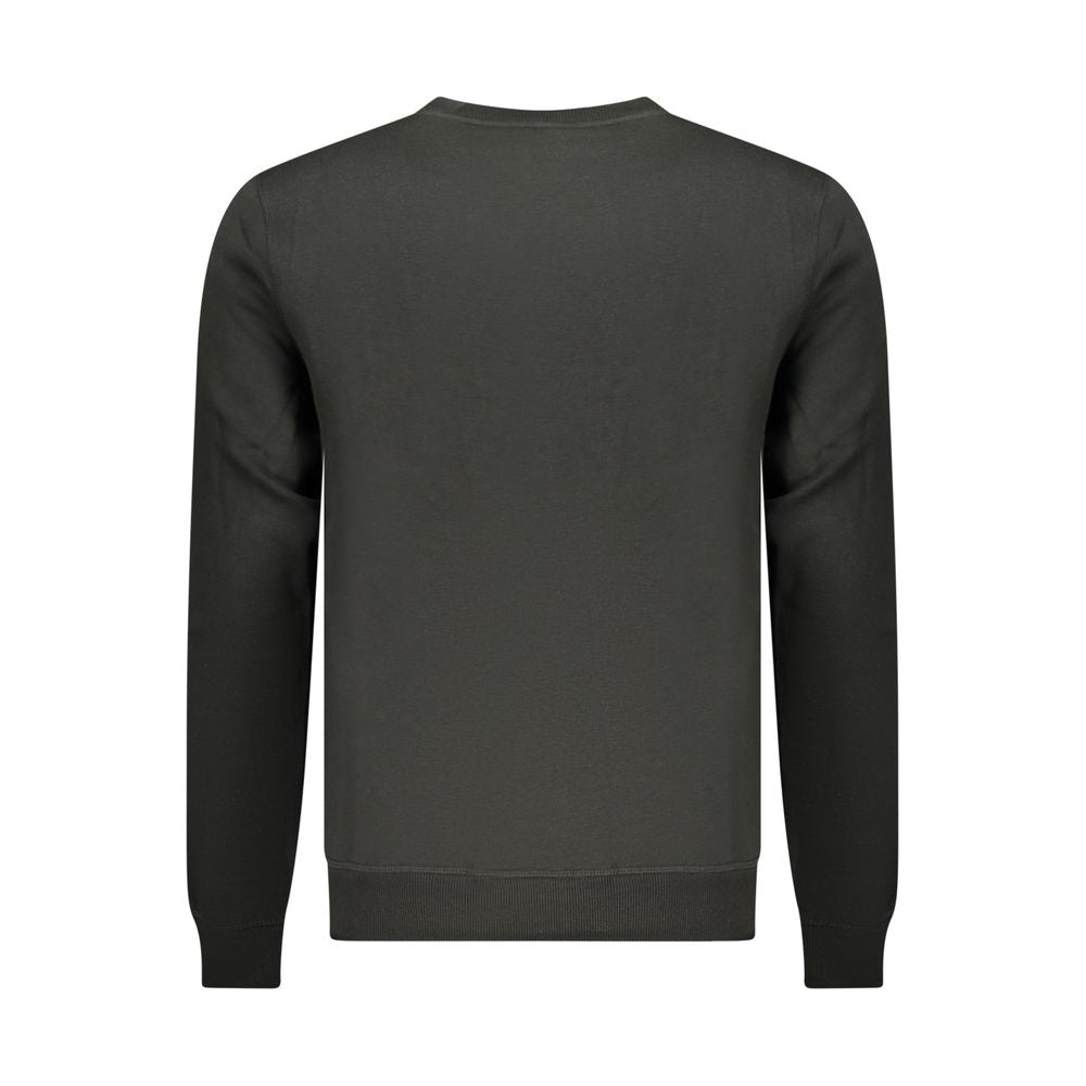 U.S. Grand Polo Schwarzer Baumwoll-Sweatshirt