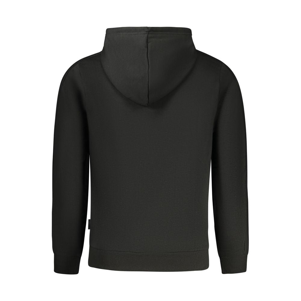 U.S. Grand Polo Schwarzer Baumwoll-Sweatshirt