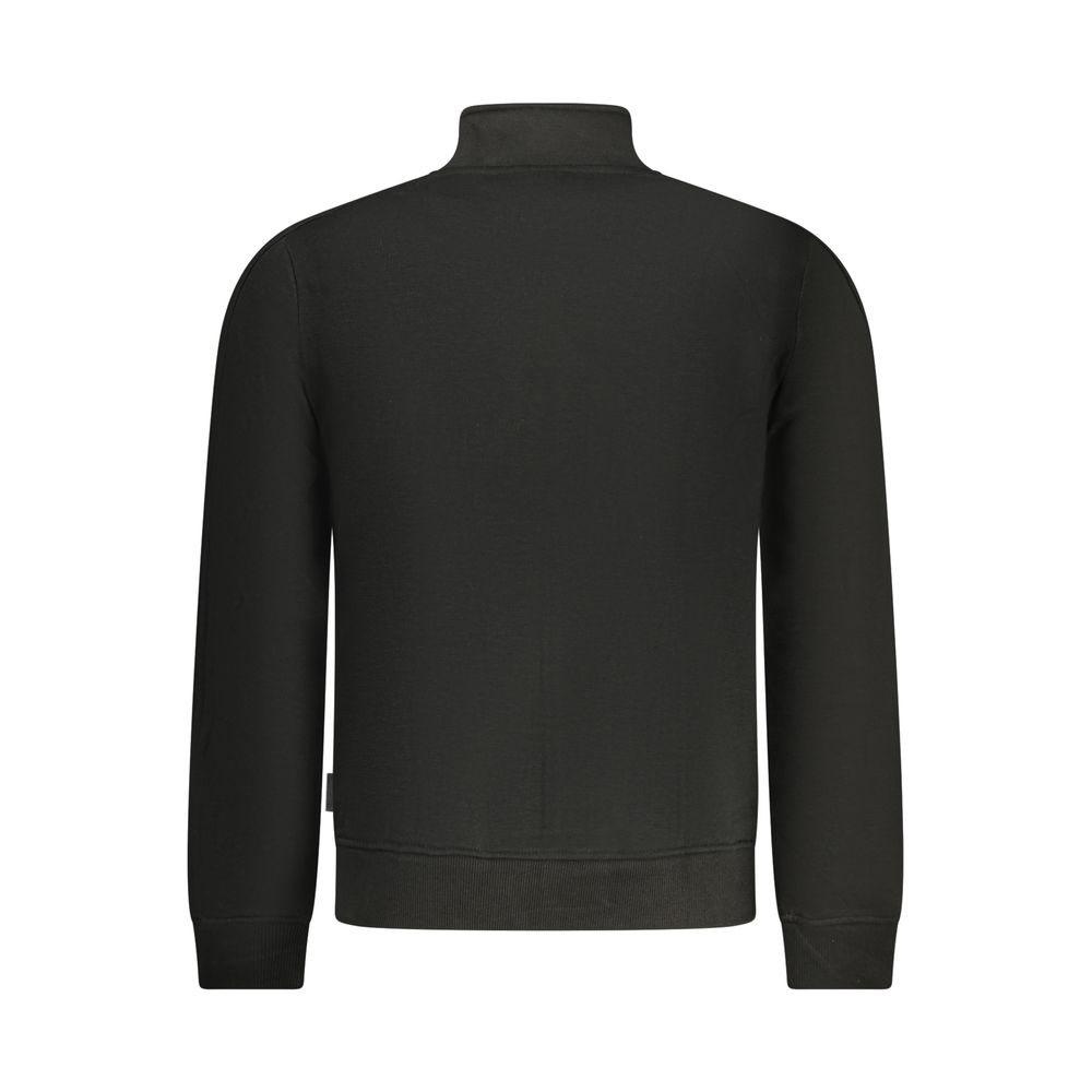 U.S. Grand Polo Schwarzer Baumwoll-Herren-Sweatshirt