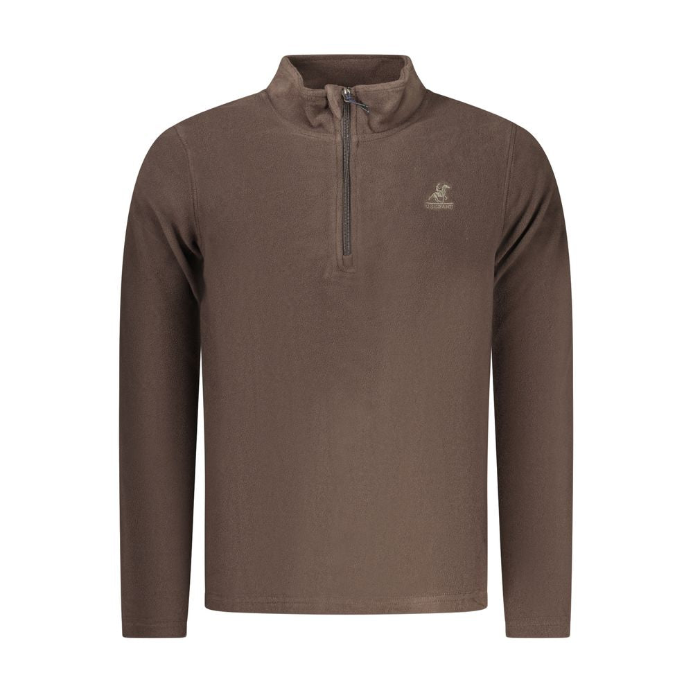 U.S. Grand Polo Marrone Polyester Herren Sweatshirt
