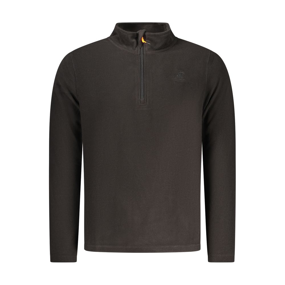 U.S. Grand Polo Schwarzes Herren-Sweatshirt aus Polyester