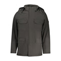 U.S. Grand Polo Schwarze Polyester Herrenjacke