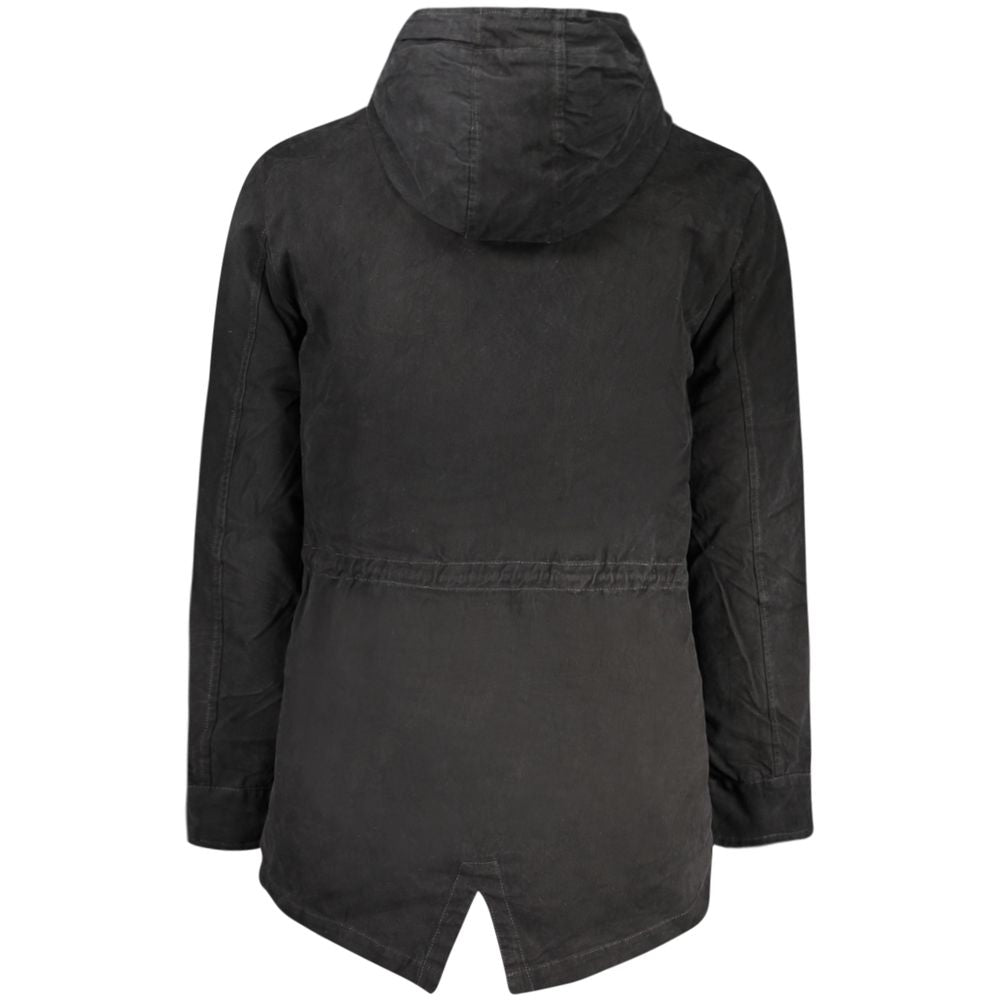 U.S. Grand Polo Nero Polyester Herren Parka Jacke