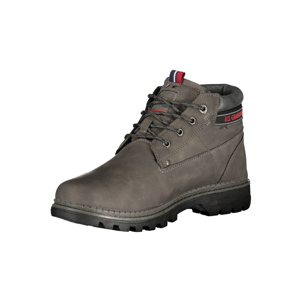 U.S. Grand Polo Grigio Polyurethane Herren Stiefelette