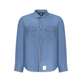 U.S. Grand Polo Blaues Denim-Hemd