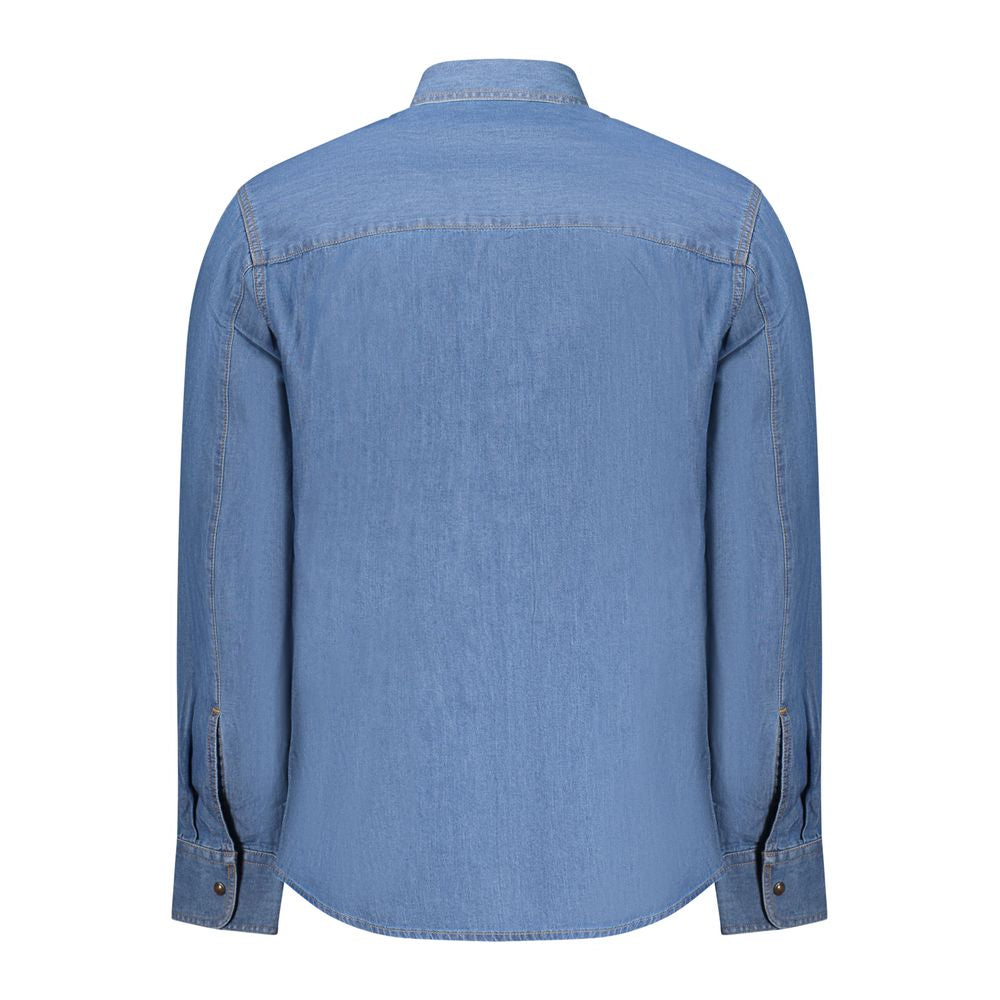 U.S. Grand Polo Blaues Denim-Hemd