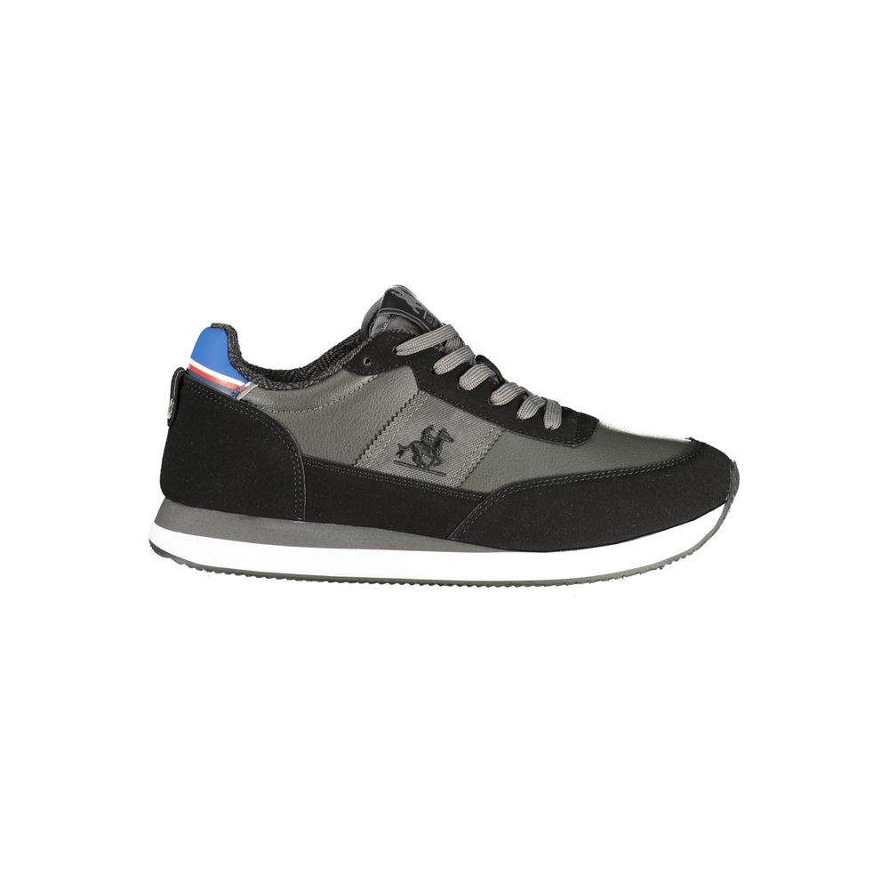 U.S. Grand Polo Schwarzer Sneaker aus Polyurethan für Herren