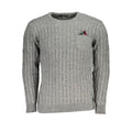 U.S. Grand Polo Grauer Strickpullover mit Rollkragen
