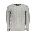 U.S. Grand Polo Grauer Strickpullover mit Rollkragen