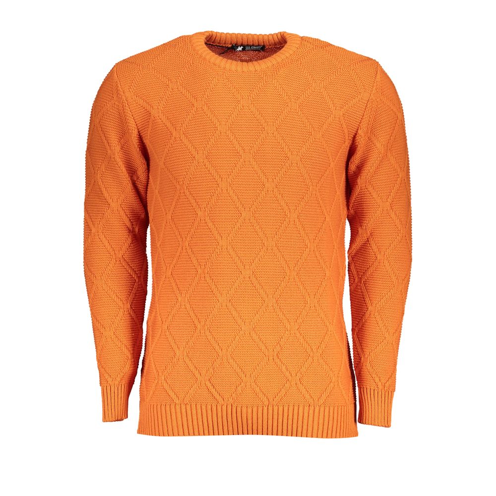 U.S. Grand Polo Orange Fabric Sweatshirt