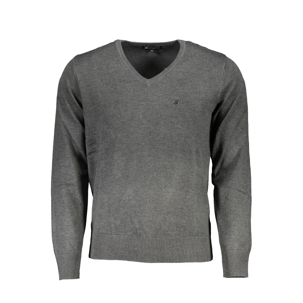 U.S. Grand Polo Grauer Pullover aus Nylon