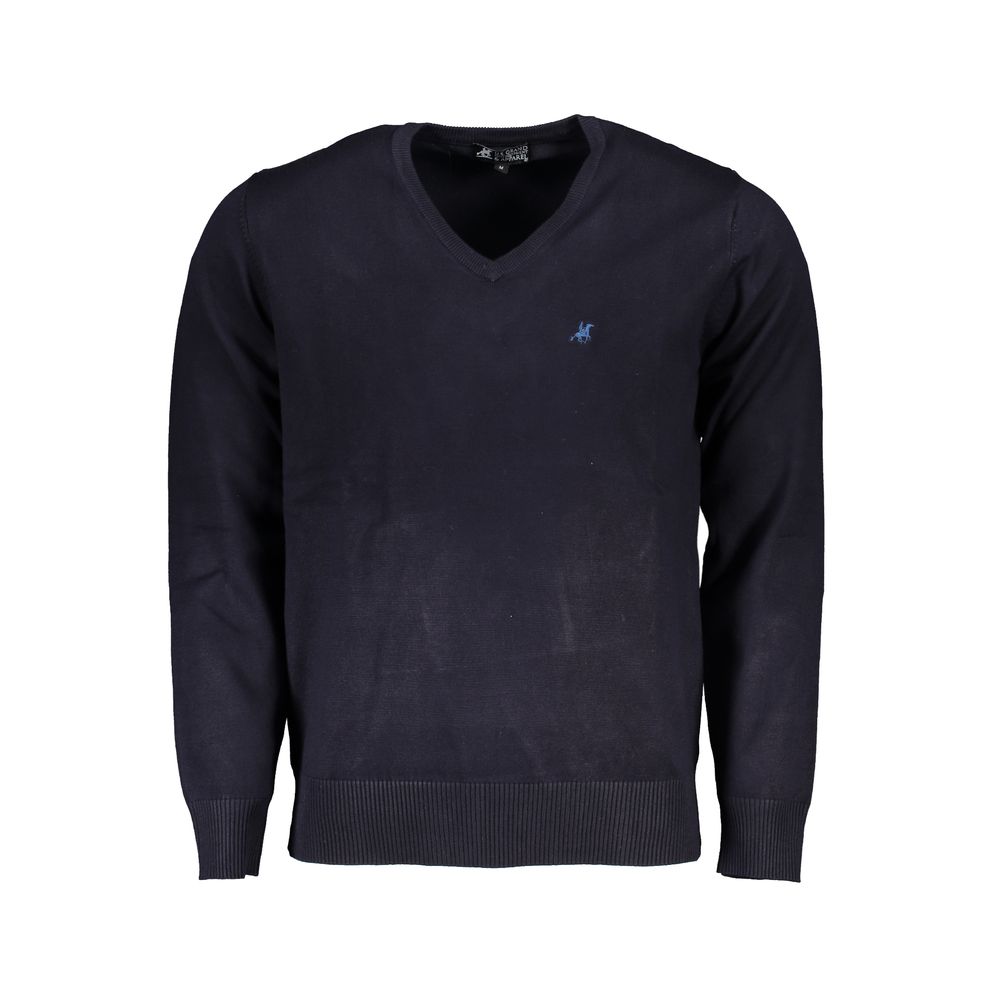U.S. Grand Polo Blaues Sweatshirt aus Nylon