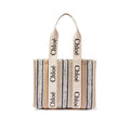 Chloé Beige Leinen-Tragetasche