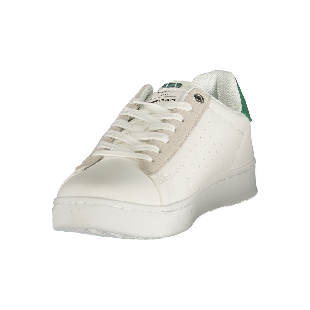 Gas Weißer Herren-Sneaker aus Polyurethan
