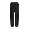 Giorgio Armani Schwarze Freizeithose aus Viskose