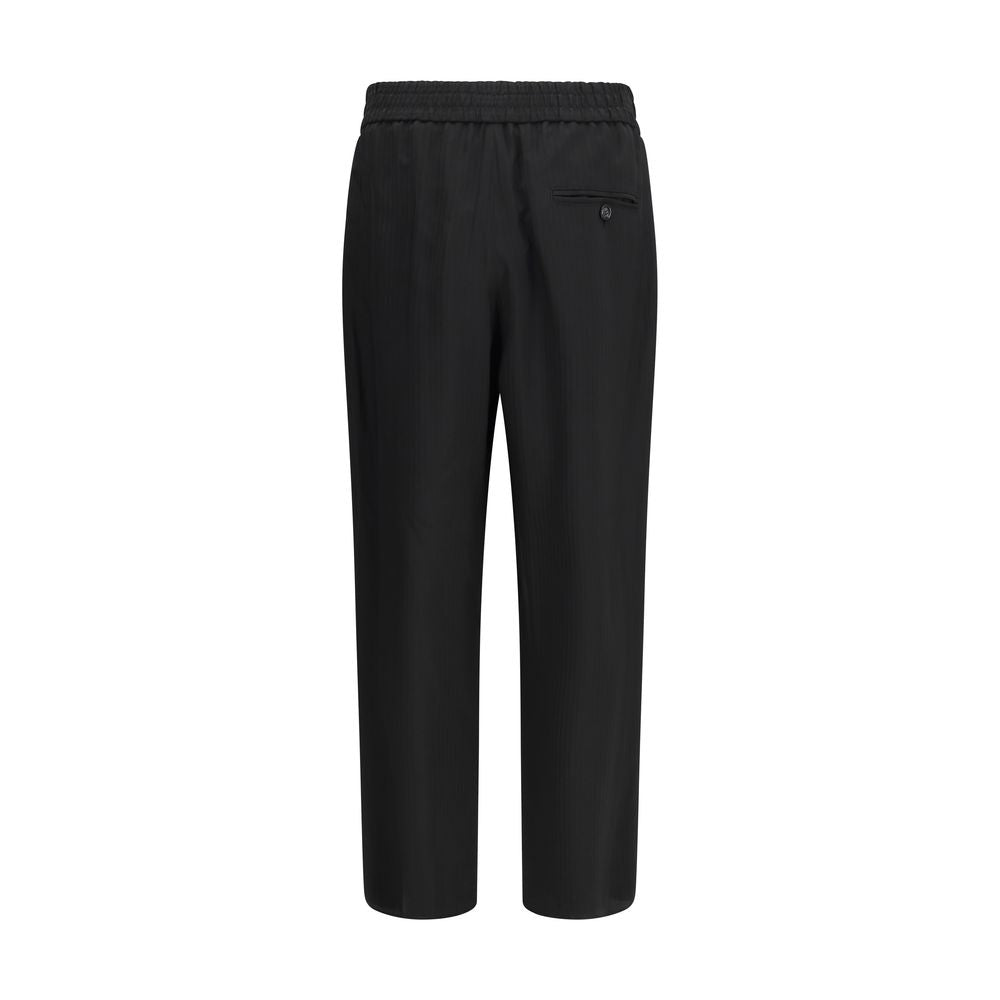 Giorgio Armani Schwarze Freizeithose aus Viskose