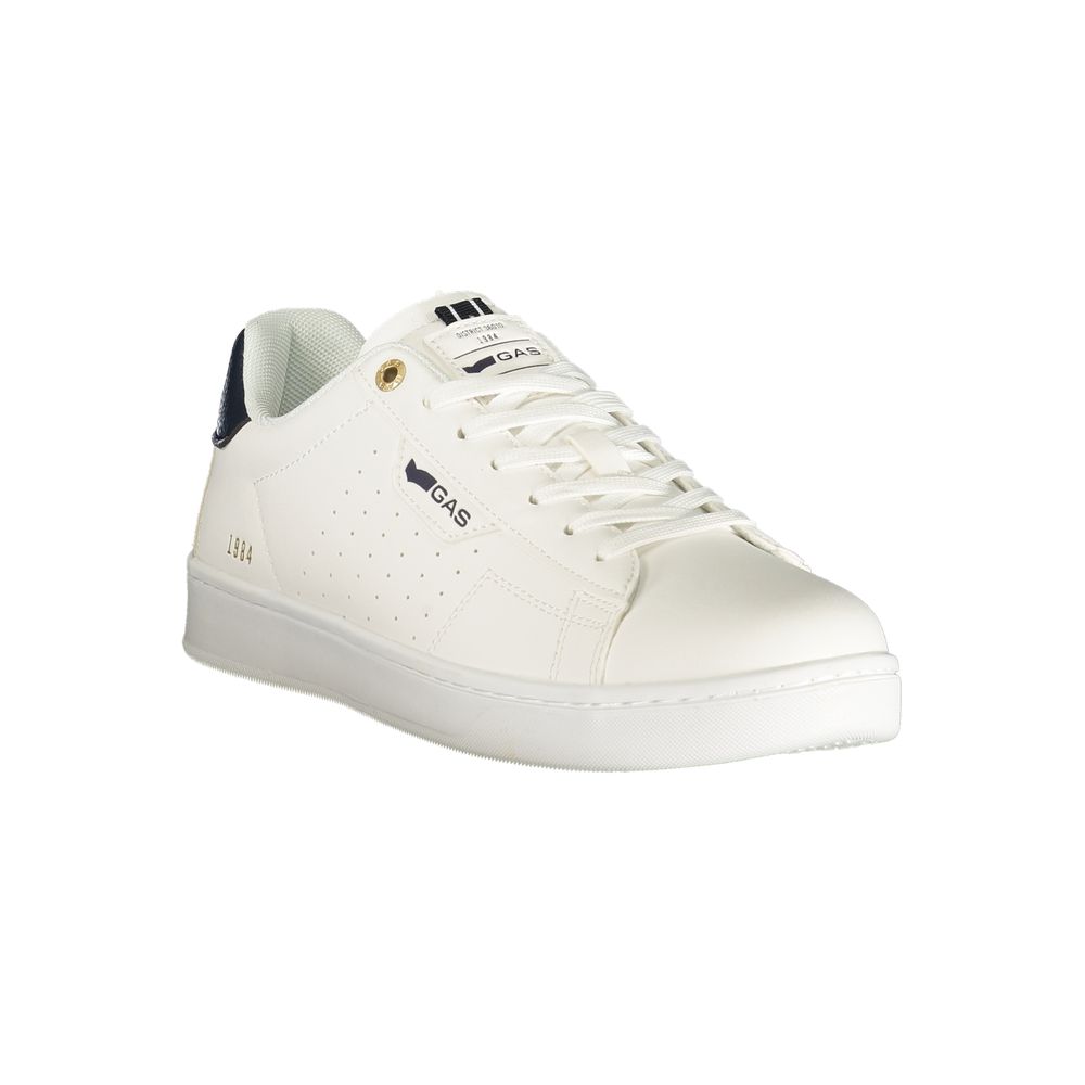 Gas Bianco Polyurethane Herren Sneaker