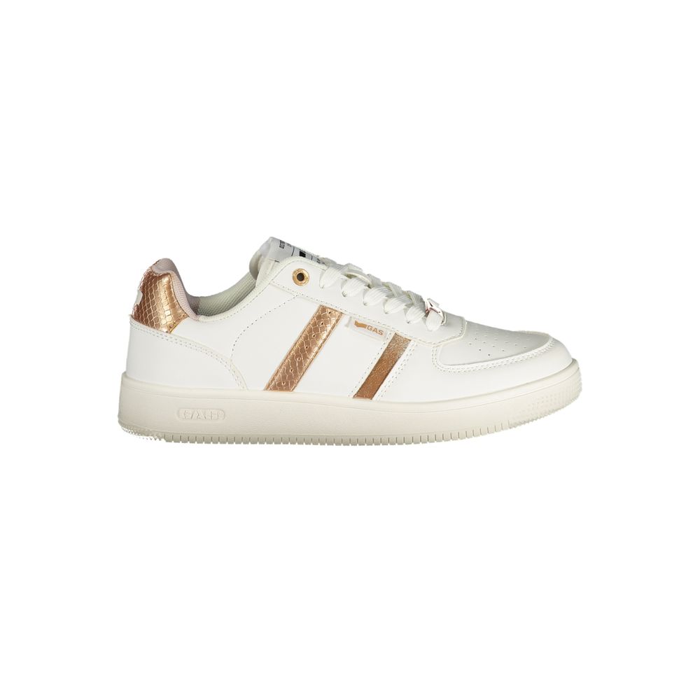 Gas Bianco Damen-Sneaker aus Polyurethan