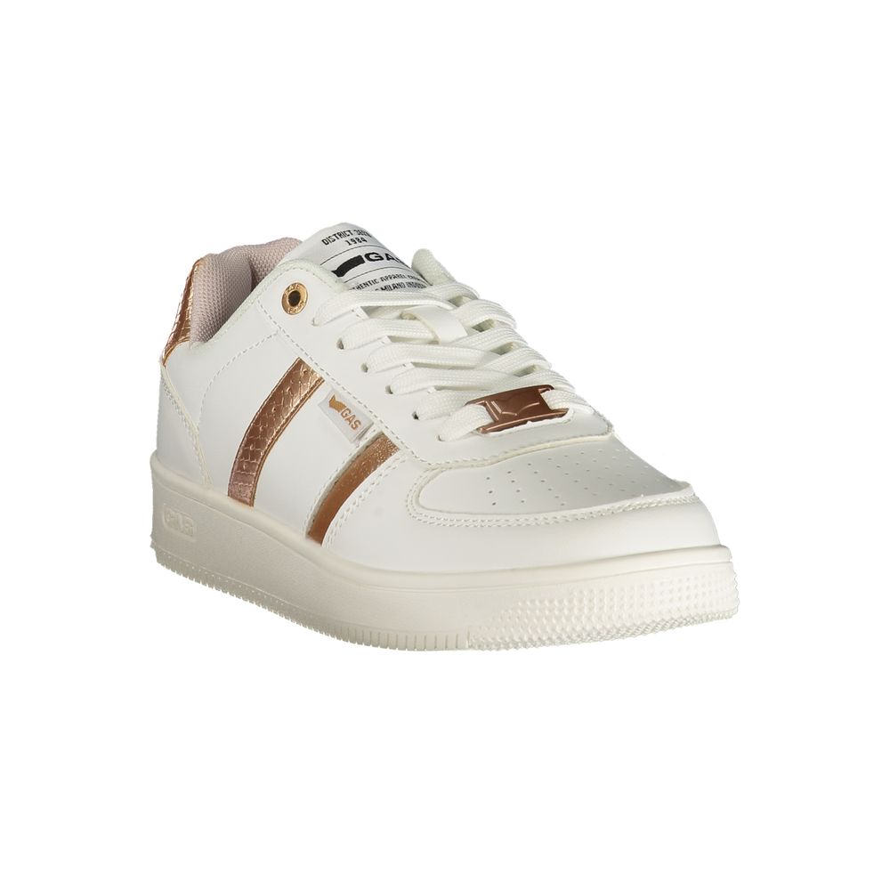 Gas Bianco Damen-Sneaker aus Polyurethan