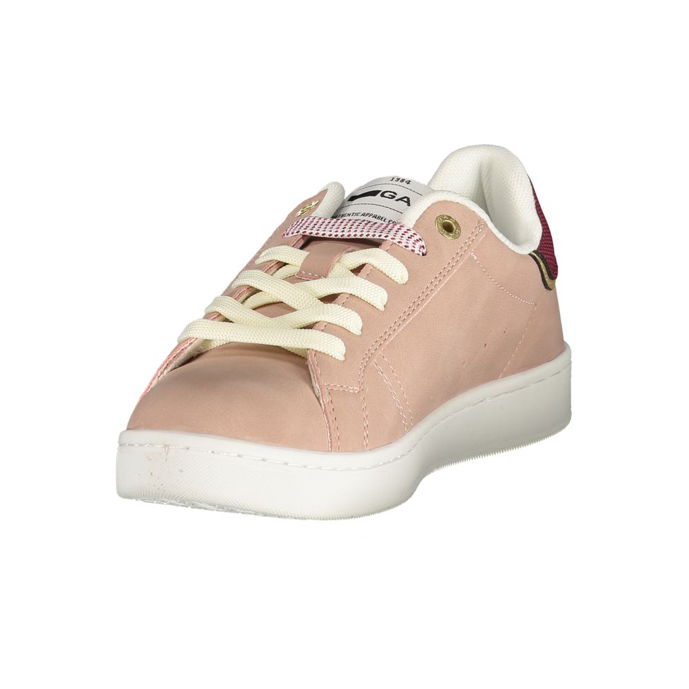 Gas Rosa Polyurethan-Sneaker für Damen