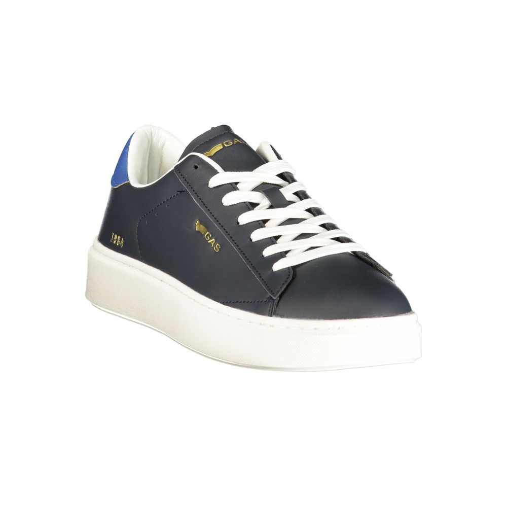 Gas Blauer Herren-Sneaker aus Polyurethan