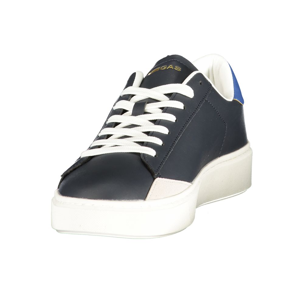 Gas Blauer Herren-Sneaker aus Polyurethan