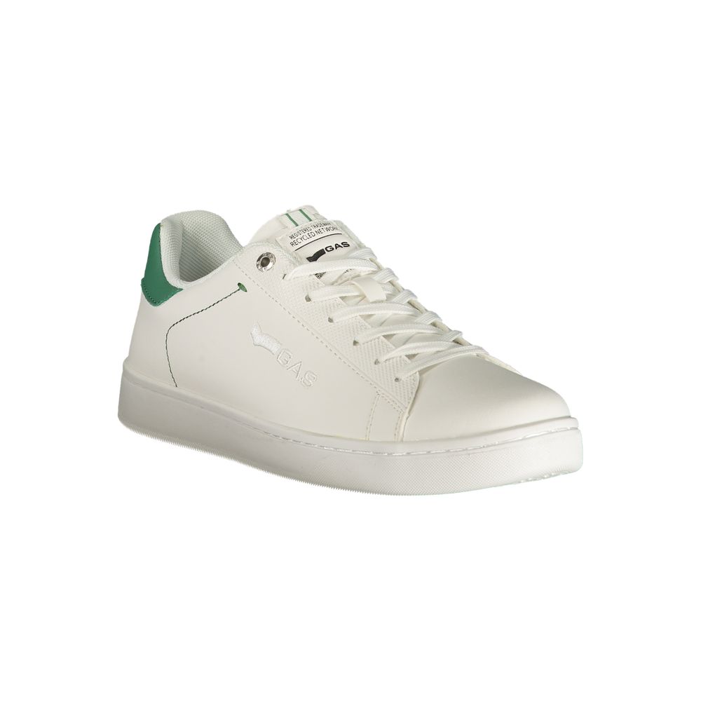 Gas Weißer Herren-Sneaker aus Polyurethan