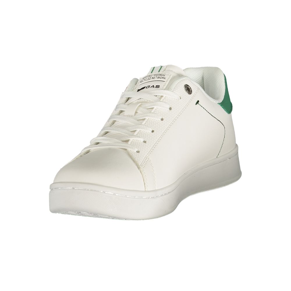 Gas Weißer Herren-Sneaker aus Polyurethan