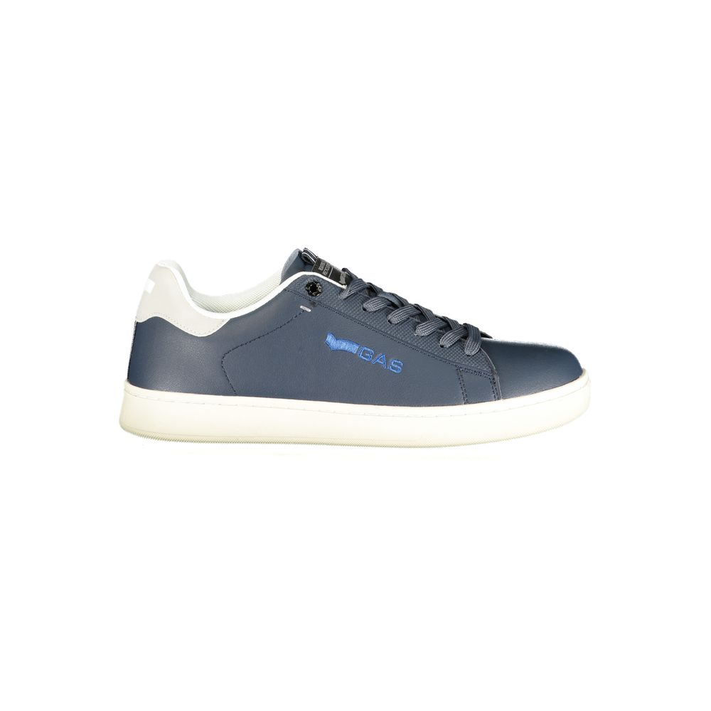Gas Blauer Herren-Sneaker aus Polyurethan