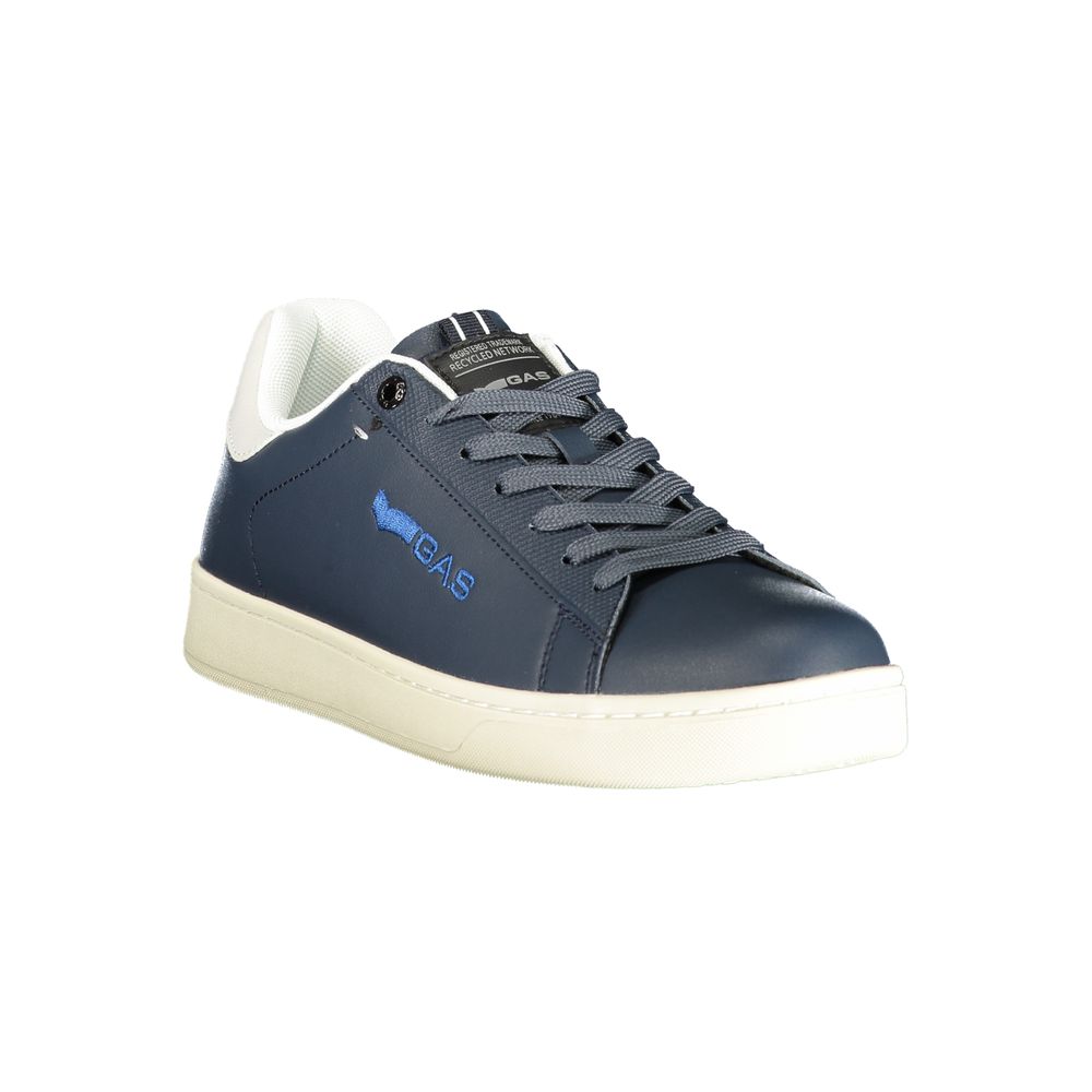 Gas Blauer Herren-Sneaker aus Polyurethan
