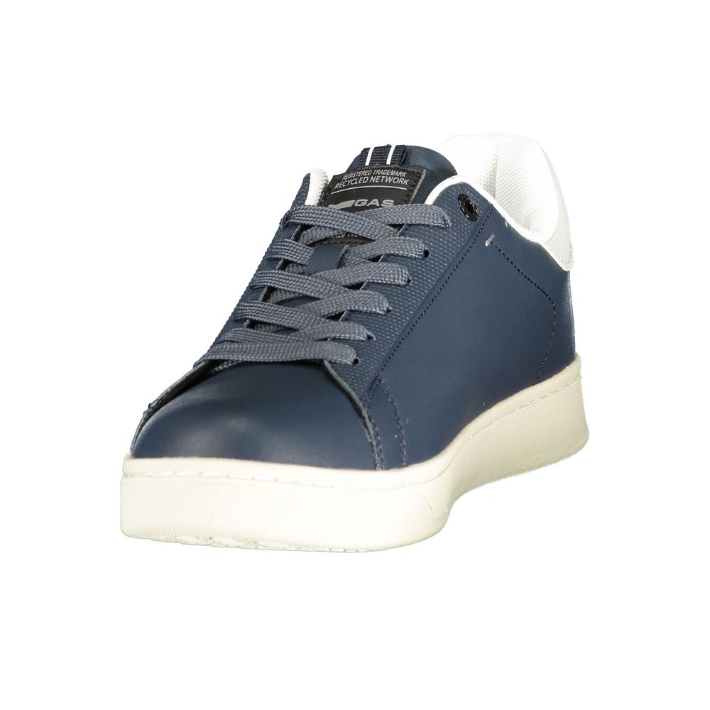 Gas Blauer Herren-Sneaker aus Polyurethan
