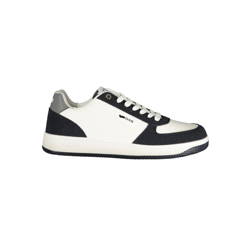 Gas Bianco Polyurethane Herren Sneaker