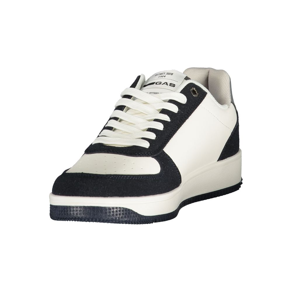 Gas Bianco Polyurethane Herren Sneaker