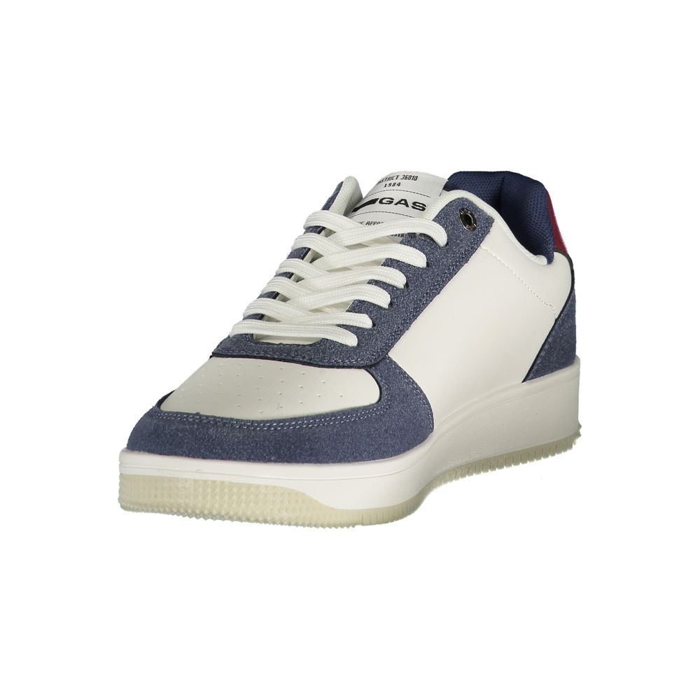 Gas Weißer Herren-Sneaker aus Polyurethan