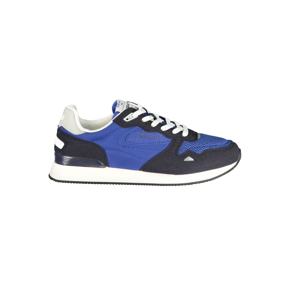 Gas Blauer Herren-Sneaker aus Polyester