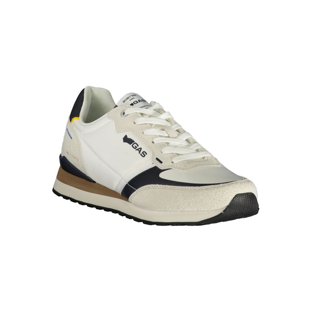 Gas Weißer Herren-Sneaker aus Polyurethan