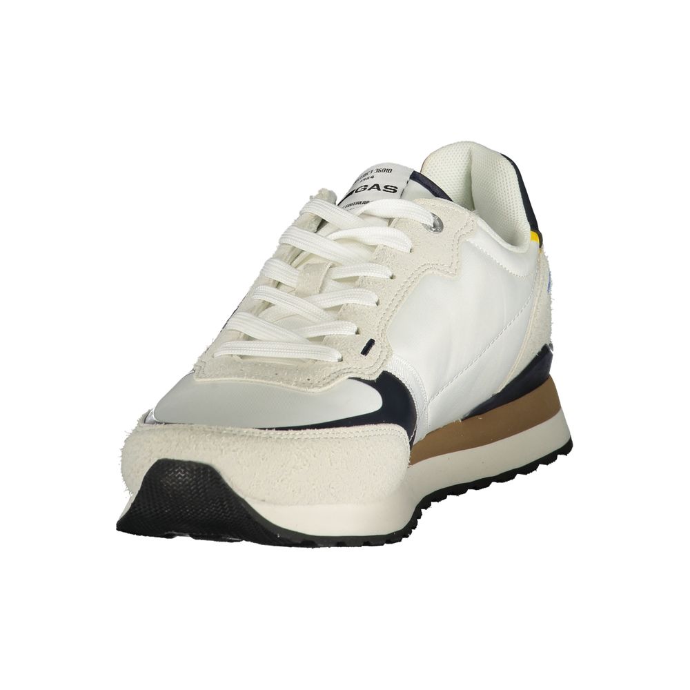 Gas Weißer Herren-Sneaker aus Polyurethan