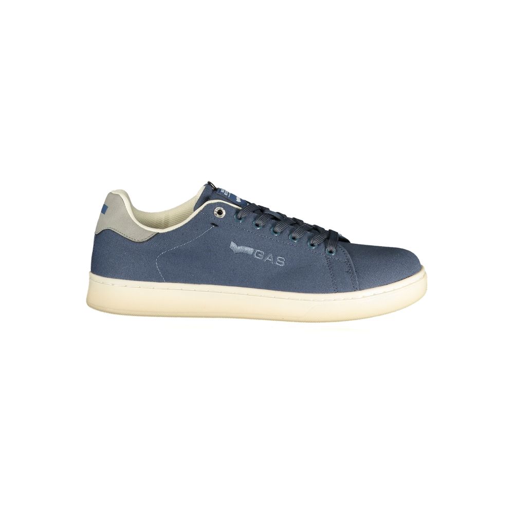 Gas Blauer Herren-Sneaker aus Polyester