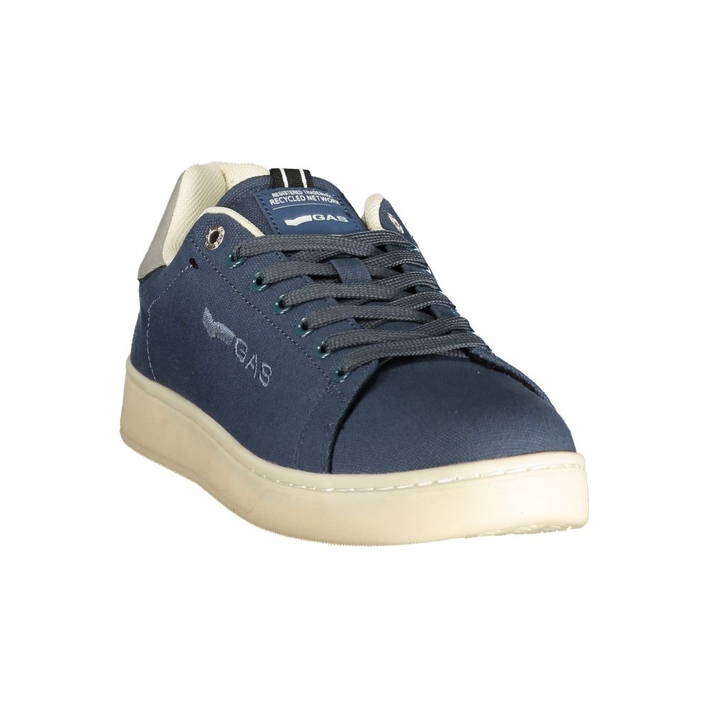 Gas Blauer Herren-Sneaker aus Polyester