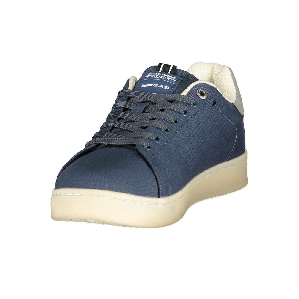 Gas Blauer Herren-Sneaker aus Polyester