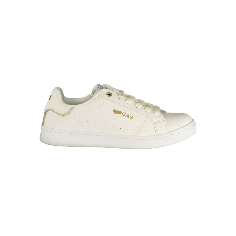 Gas Bianco Damen-Sneaker aus Polyurethan