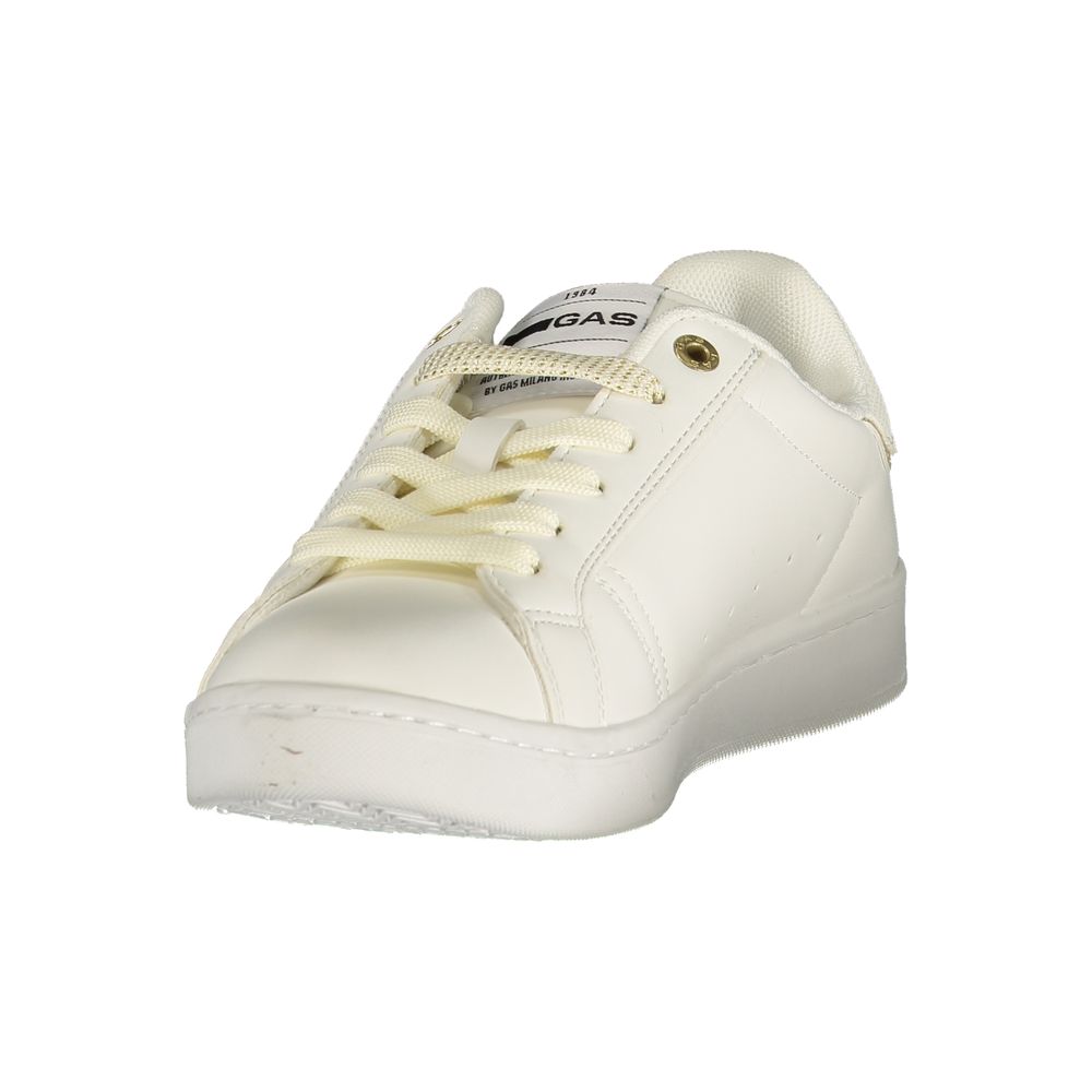 Gas Bianco Damen-Sneaker aus Polyurethan