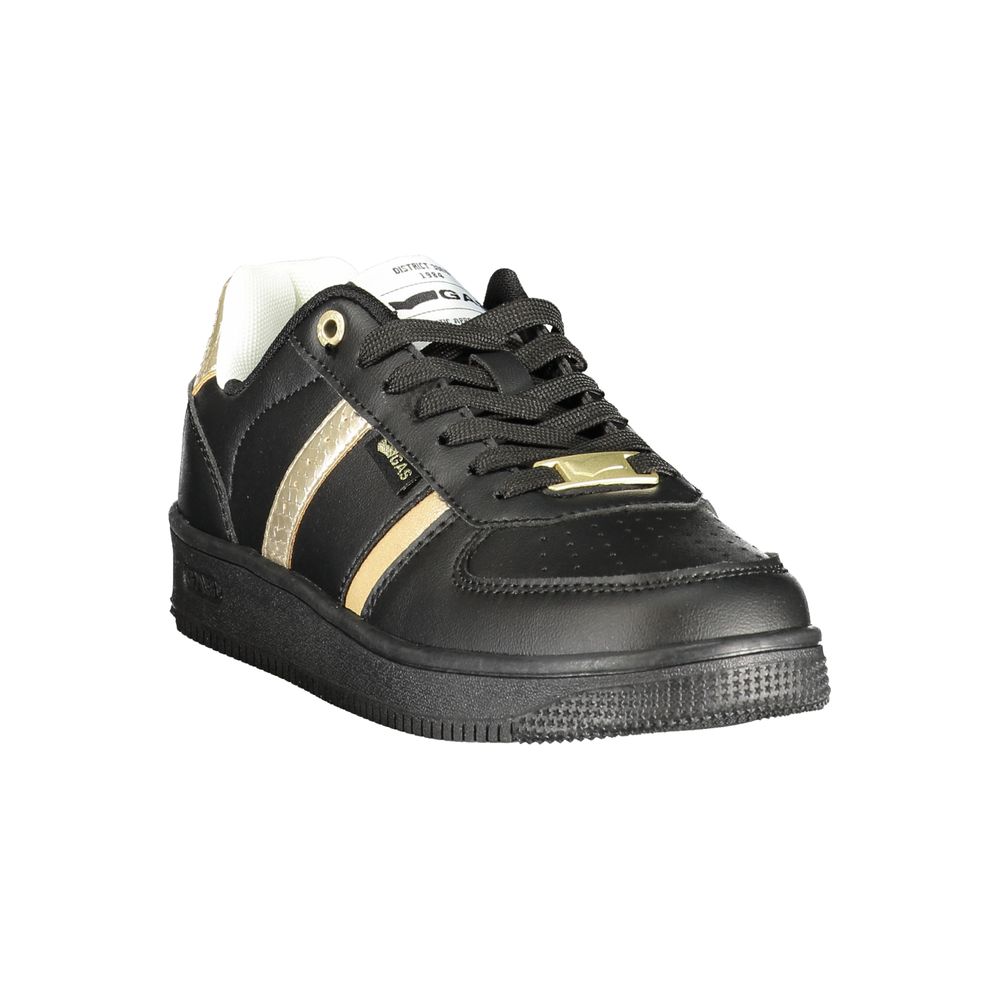 Gas Schwarze Sneaker aus Polyester