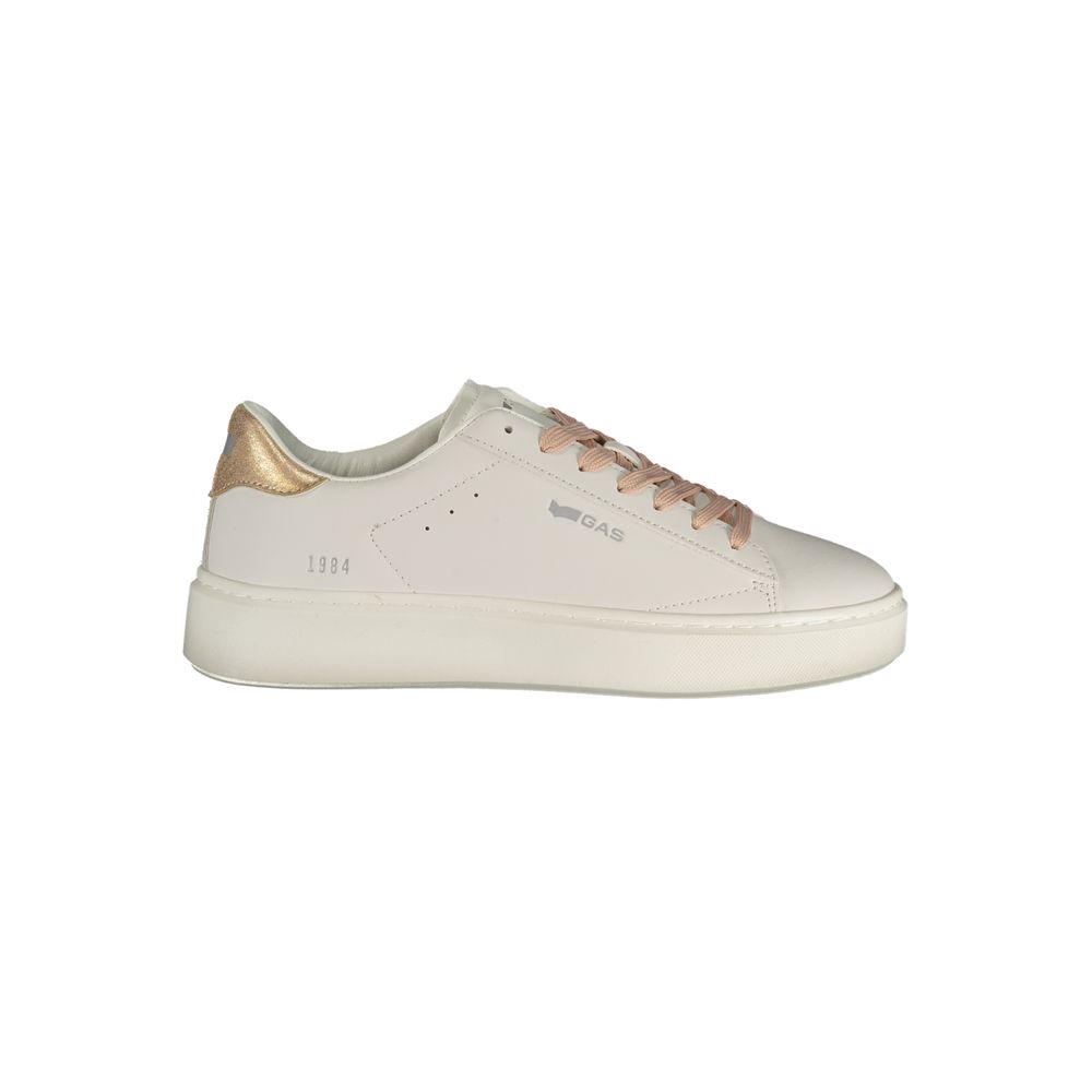 Gas Bianco Damen-Sneaker aus Polyurethan
