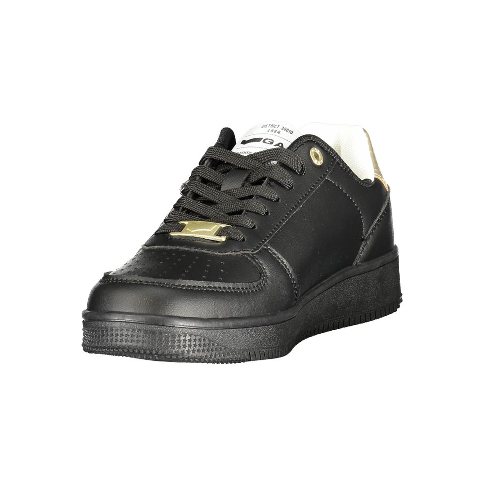 Gas Schwarze Sneaker aus Polyester