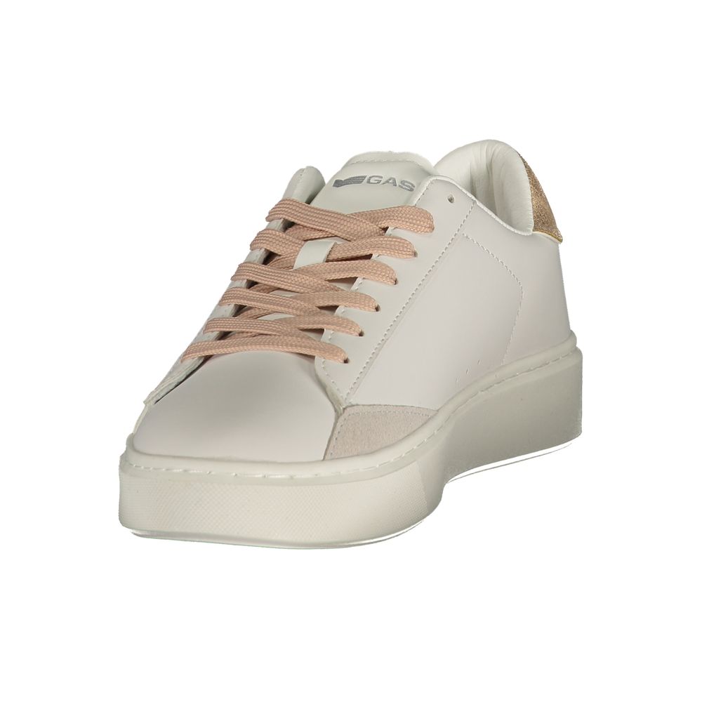 Gas Bianco Damen-Sneaker aus Polyurethan