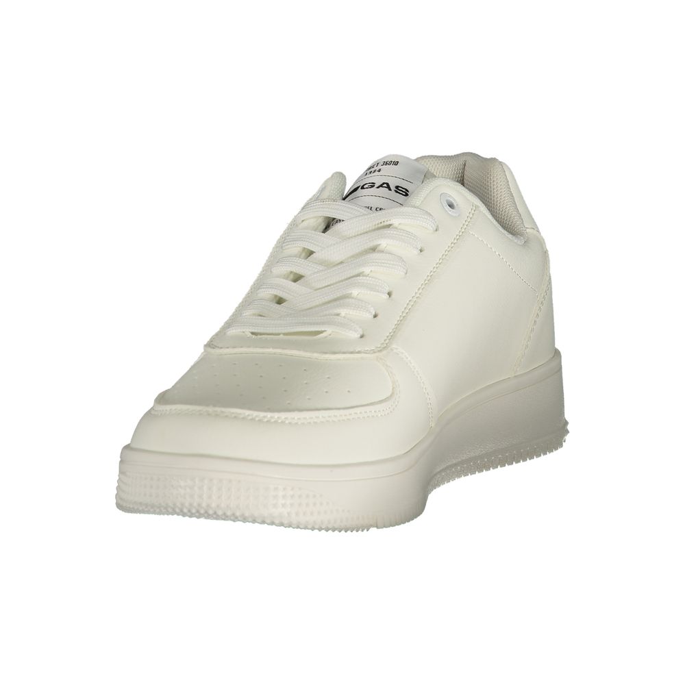 Gas Bianco Polyurethane Herren Sneaker